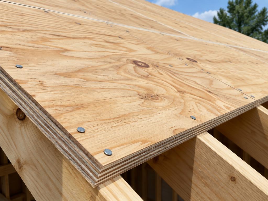 CDX plywood 1/2 in example